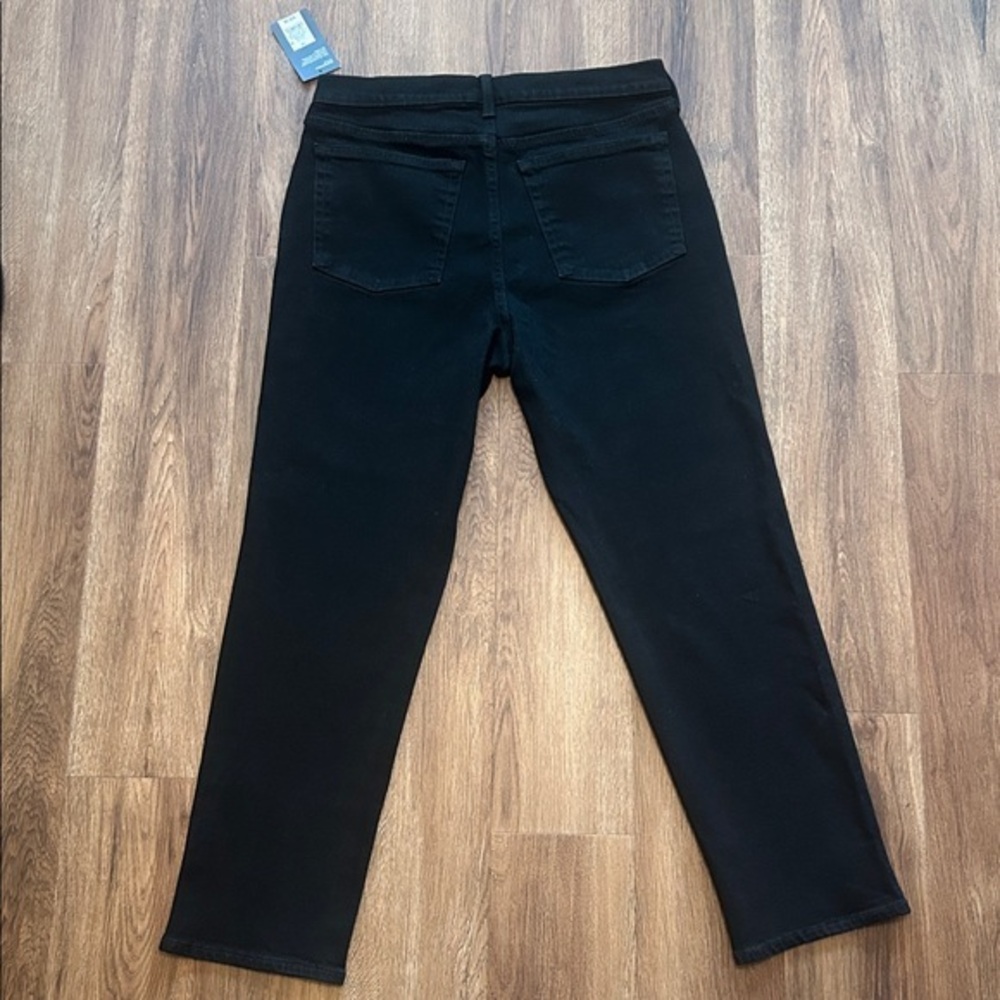 NWT Universal Thread Mid Rise 80’s Slim Button Fly Black Jeans 12 R 12R Regular